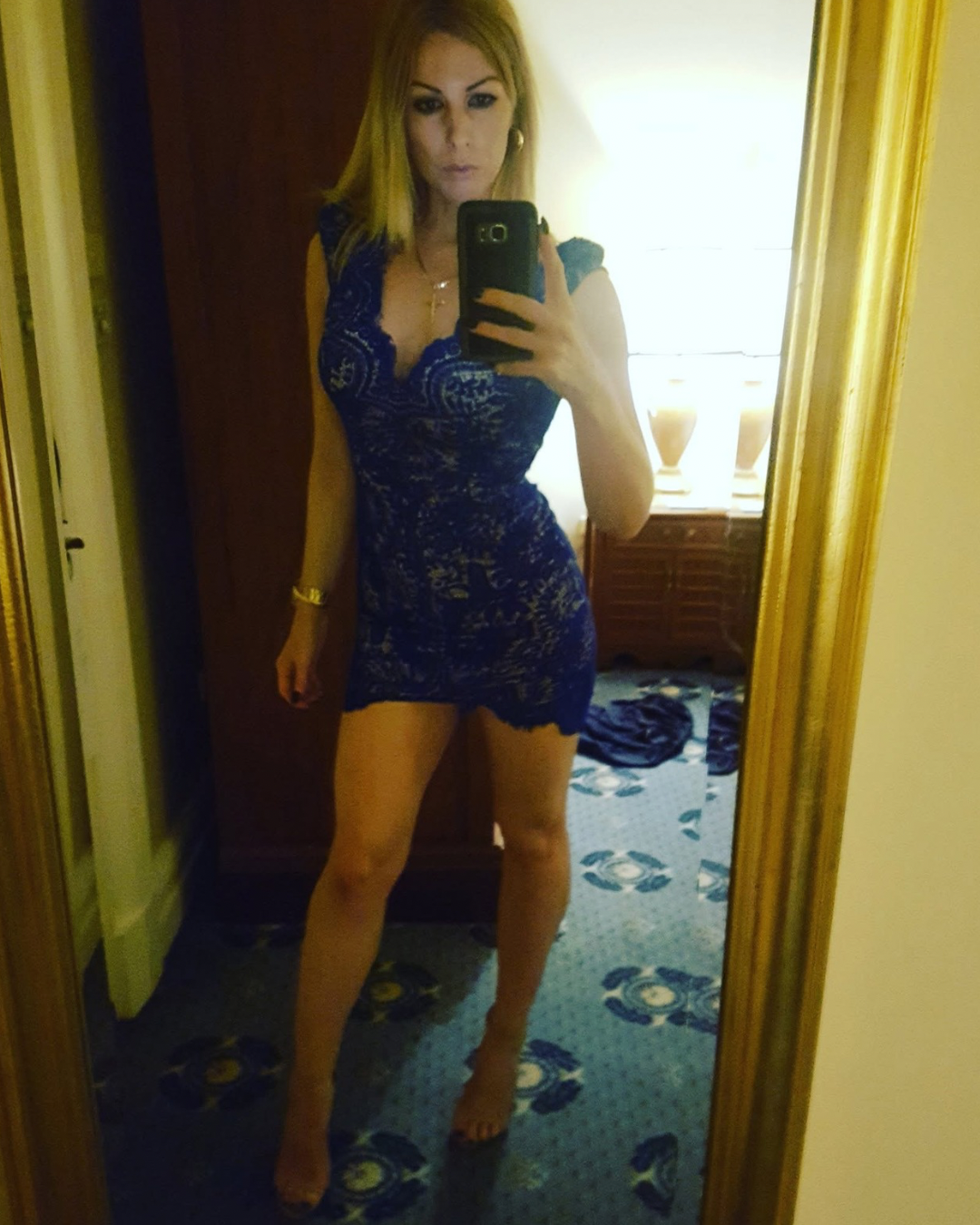 Porsha blue outfit